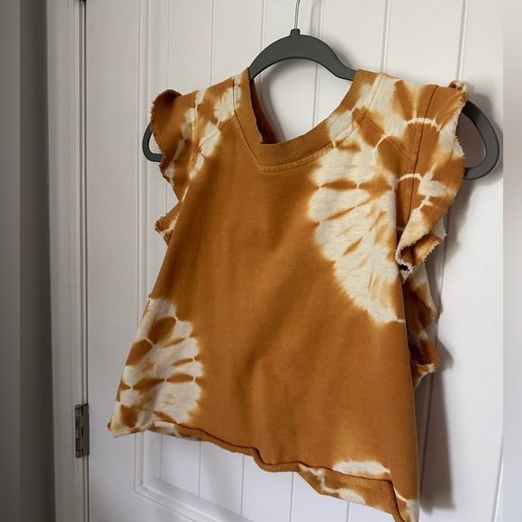 Anthropologie Tops - t. La Anthropologie tie dye top ruffle sleeve
